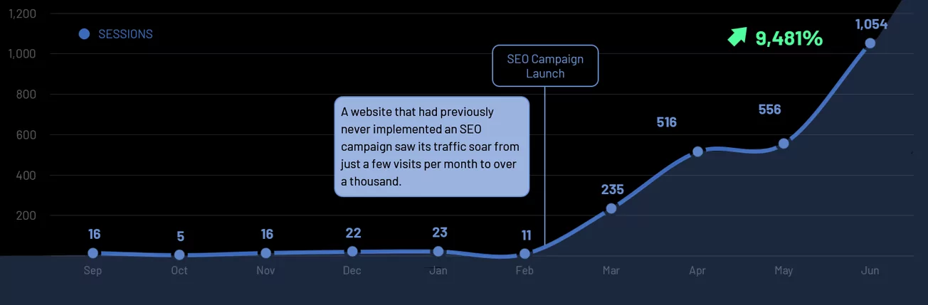SEO Results Chart 2